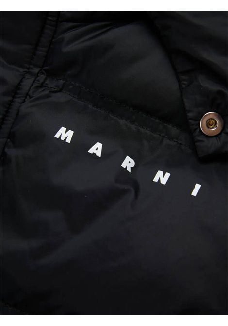 Piumino smanicato con logo MARNI KIDS | M01539 M00LY0M900